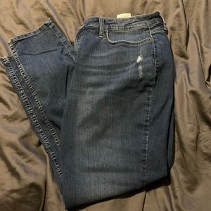 Lee riders mid-rise skinny jeans